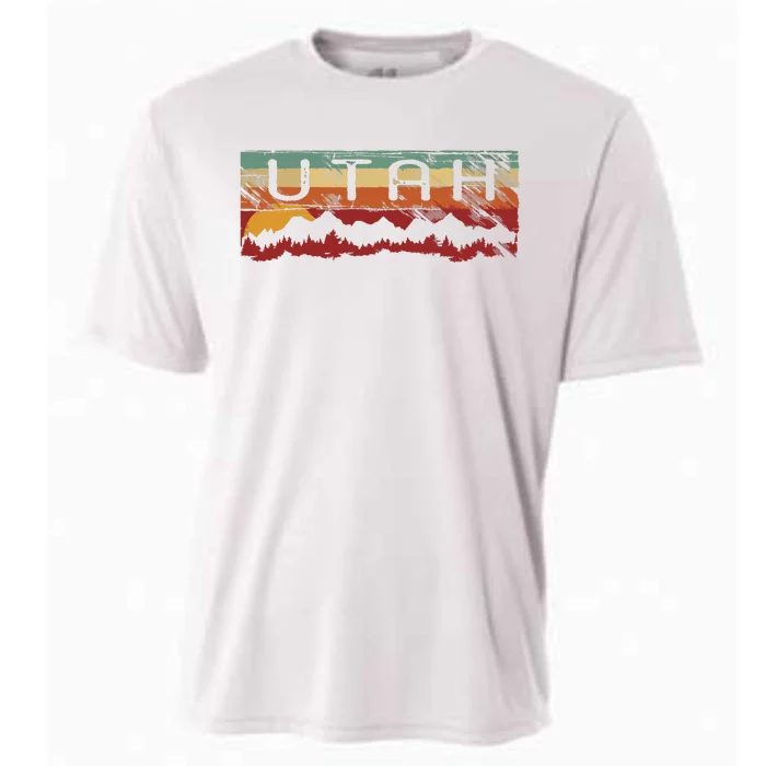 Vintage Utah Utah Hiking T Cooling Performance Crew T-Shirt