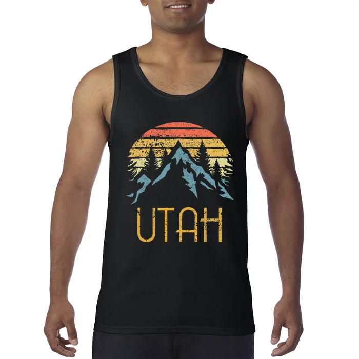 Vintage UT Utah Mountains Outdoor Adventure Tank Top