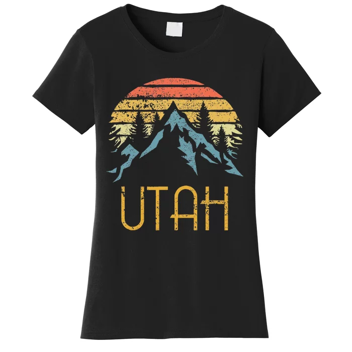 Vintage UT Utah Mountains Outdoor Adventure Women's T-Shirt