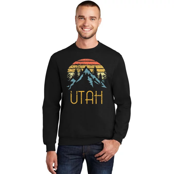 Vintage UT Utah Mountains Outdoor Adventure Tall Sweatshirt