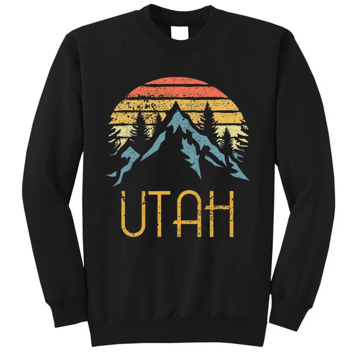 Vintage UT Utah Mountains Outdoor Adventure Tall Sweatshirt