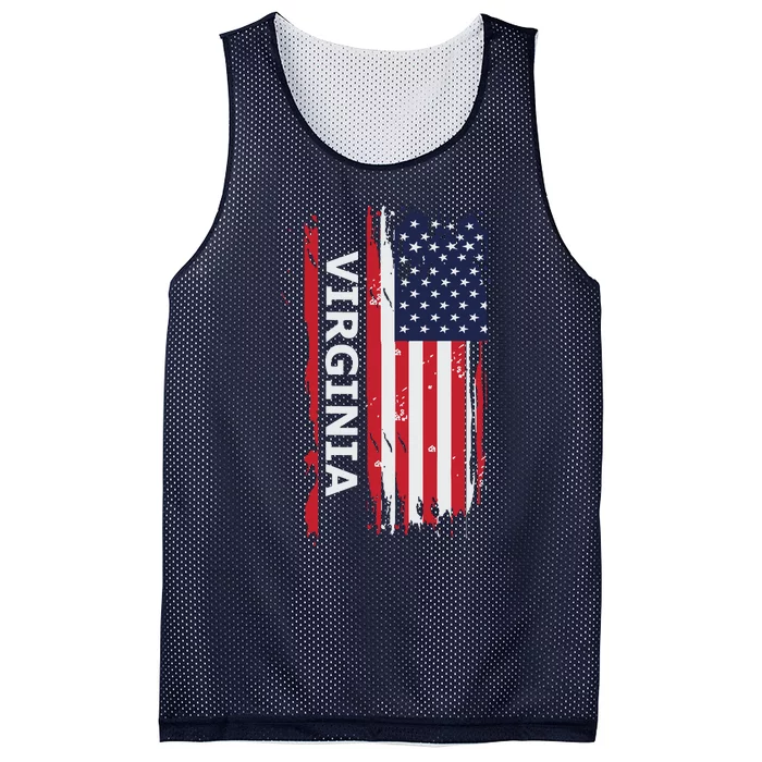 Virginia Usa Mesh Reversible Basketball Jersey Tank