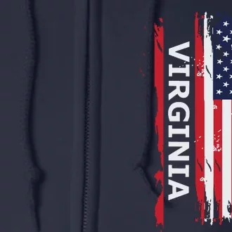 Virginia Usa Full Zip Hoodie