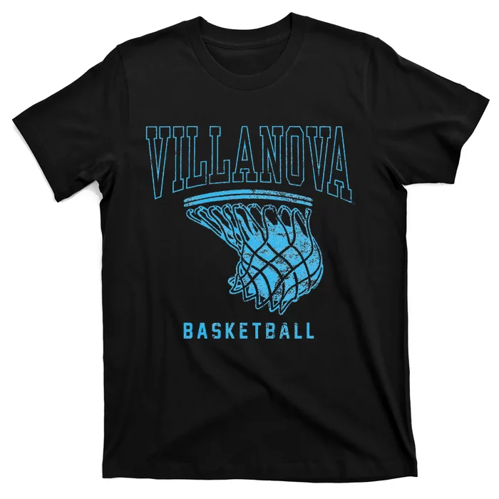 Villanova University Wildcats Basketball Hoop T-Shirt