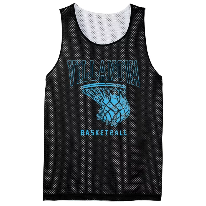 Villanova University Wildcats Basketball Hoop Mesh Reversible Basketball Jersey Tank