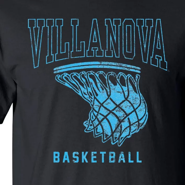 Villanova University Wildcats Basketball Hoop Tall T-Shirt