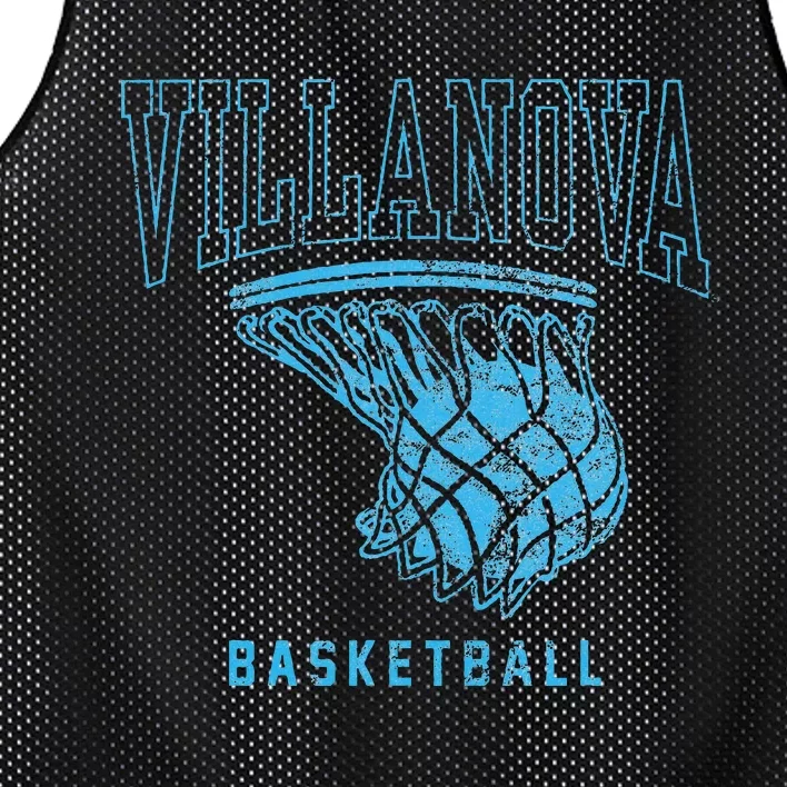 Villanova University Wildcats Basketball Hoop Mesh Reversible Basketball Jersey Tank