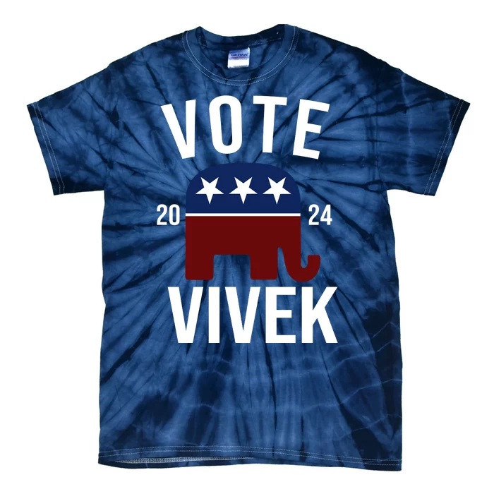 Vote Vivek 2024 Republican Election Tie-Dye T-Shirt