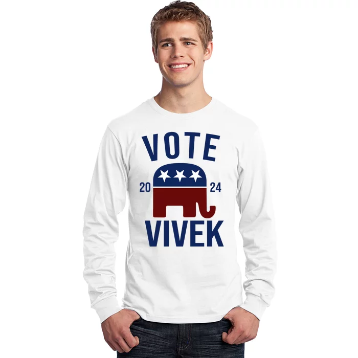 Vote Vivek 2024 Republican Election Long Sleeve Shirt