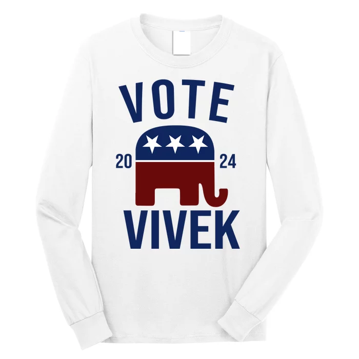 Vote Vivek 2024 Republican Election Long Sleeve Shirt