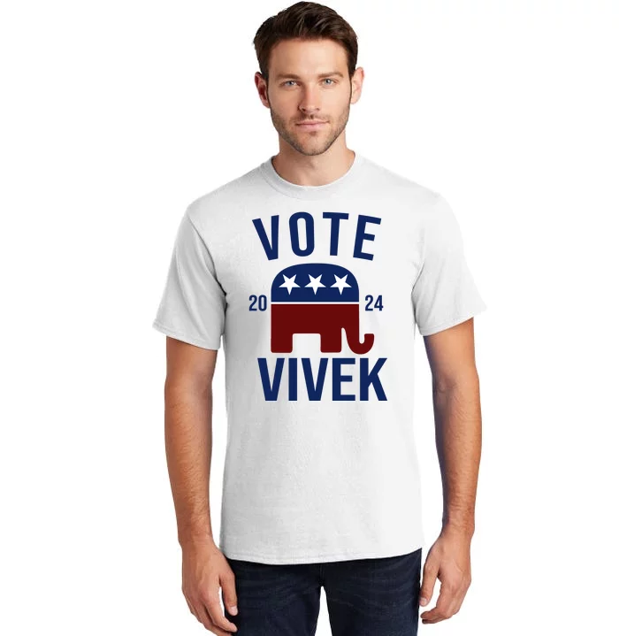 Vote Vivek 2024 Republican Election Tall T-Shirt