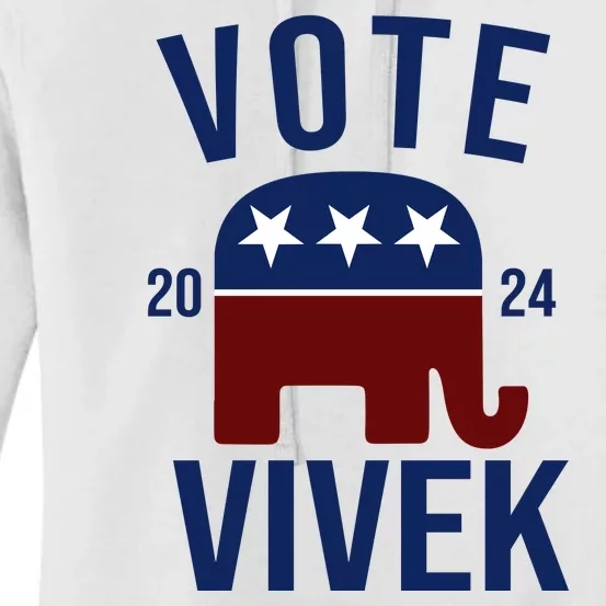 Vote Vivek 2024 Republican Election Women's Pullover Hoodie