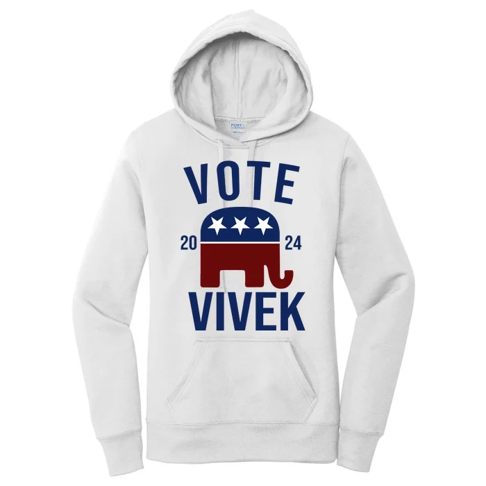 Vote Vivek 2024 Republican Election Women's Pullover Hoodie