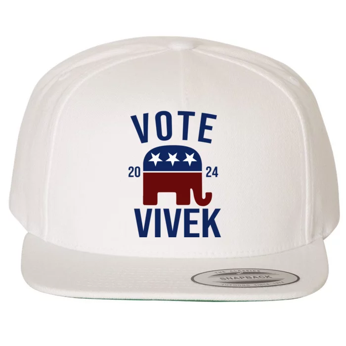 Vote Vivek 2024 Republican Election Wool Snapback Cap