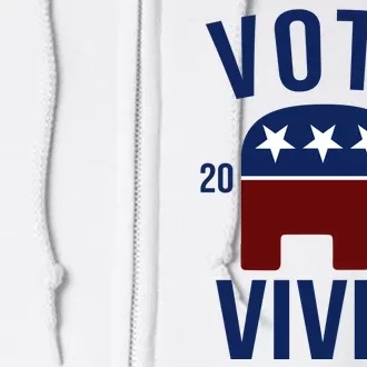 Vote Vivek 2024 Republican Election Full Zip Hoodie