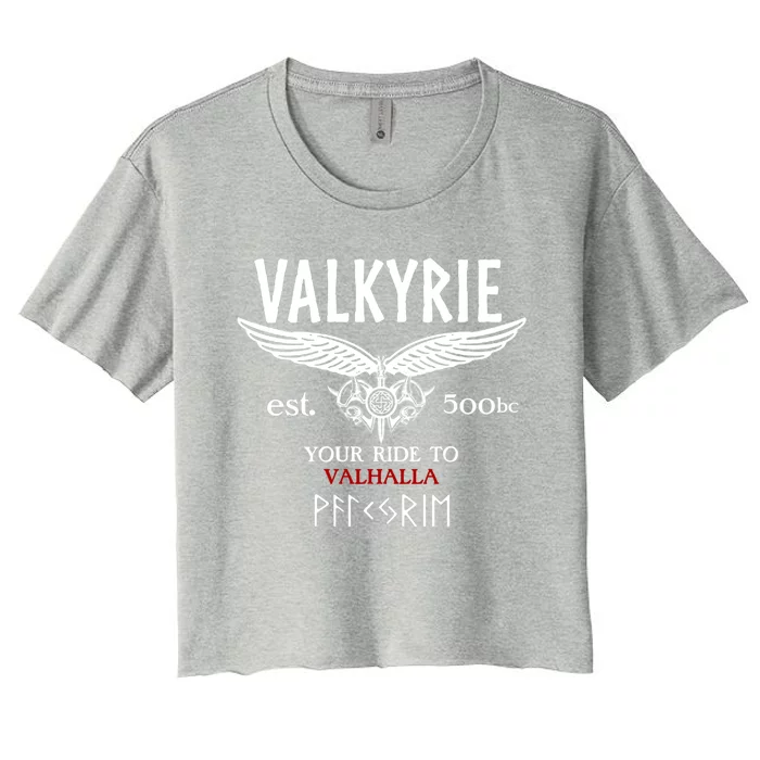 Valkyrie Women's Crop Top Tee