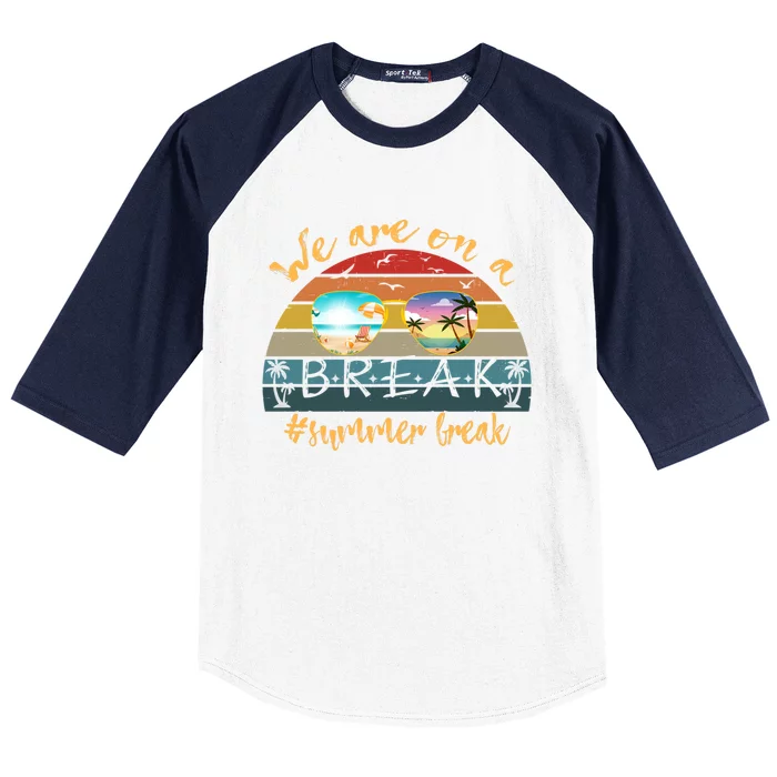 Vacation Vibes And Beach Lovers Funny Gift Baseball Sleeve Shirt