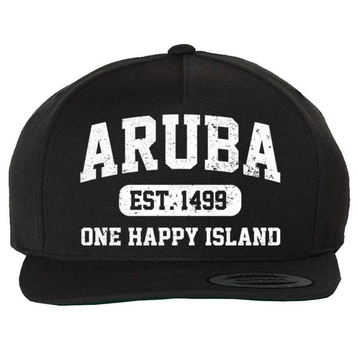 Vintage Varsity Aruba Gift Wool Snapback Cap