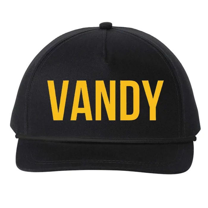 Vandy Snapback Five-Panel Rope Hat