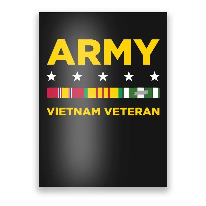 Vietnam Veteran Army Poster