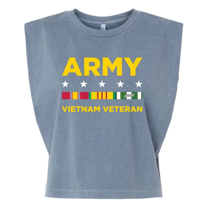 Vietnam Veteran Army Garment-Dyed Women's Muscle Tee