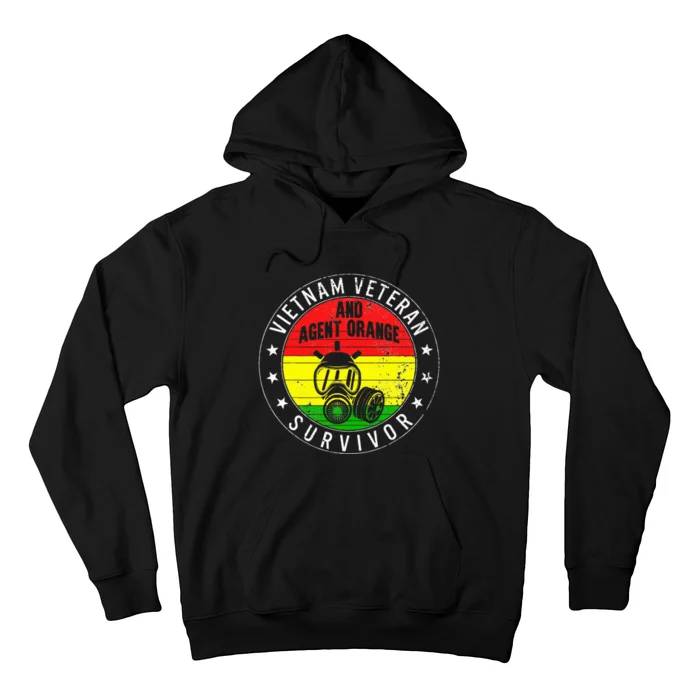 Vietnam Veteran And Orange Agent Survivor Veterans Day Hoodie