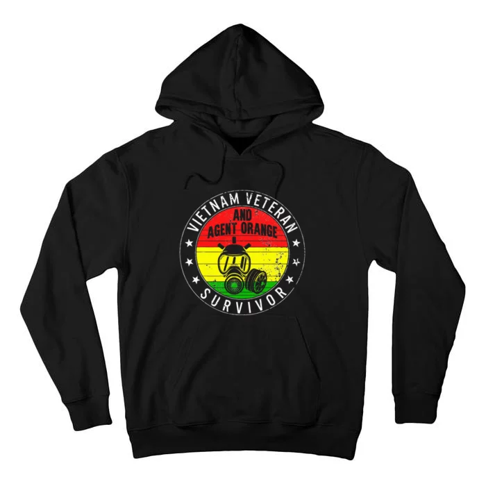 Vietnam Veteran And Orange Agent Survivor Veterans Day Tall Hoodie