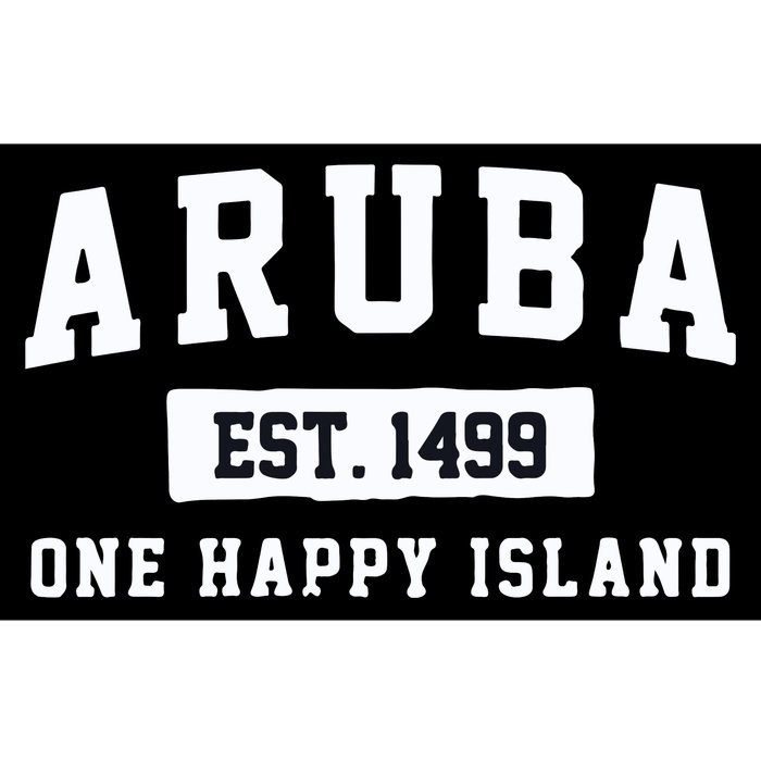 Vintage Varsity Aruba Gift Bumper Sticker