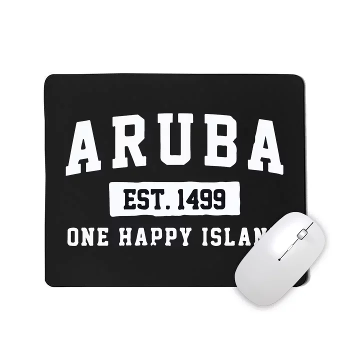 Vintage Varsity Aruba Gift Mousepad