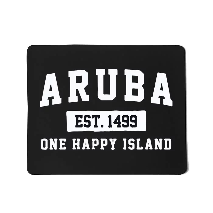 Vintage Varsity Aruba Gift Mousepad