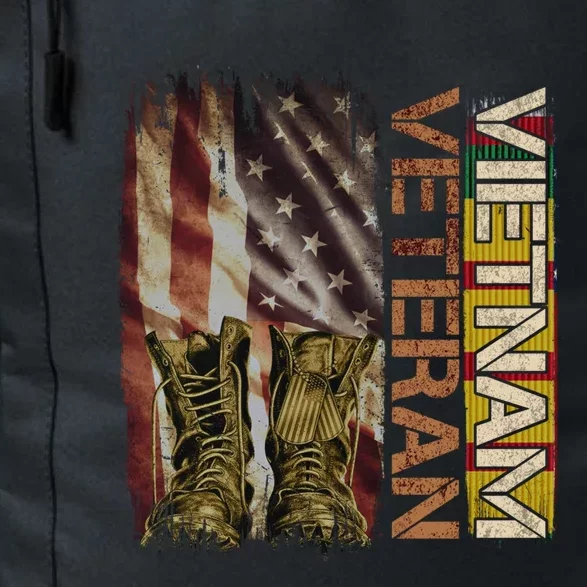 Vietnam Veteran America Flag Us Veterans Day Gift Daily Commute Backpack