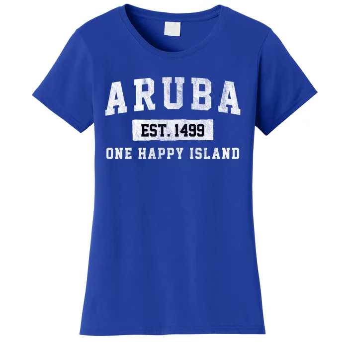 Vintage Varsity Aruba Gift Women's T-Shirt