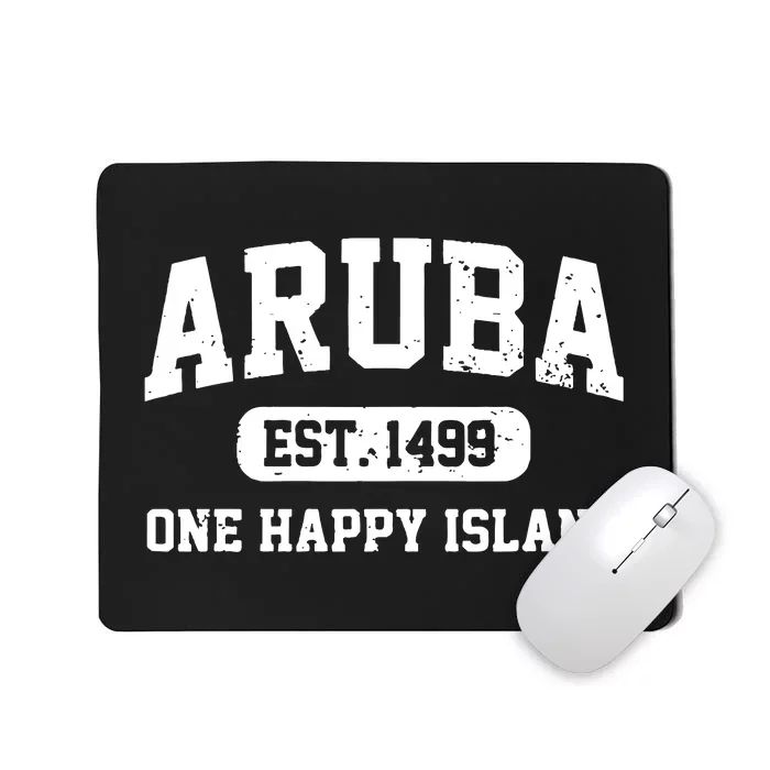 Vintage Varsity Aruba Gift Mousepad