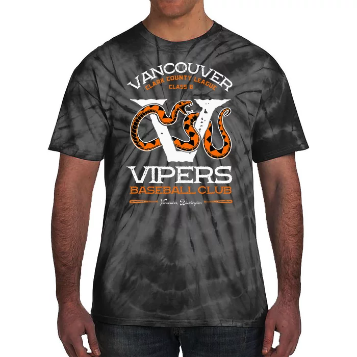 Vancouver Vipers Baseball Retro Minor League Baseball Team Tie-Dye T-Shirt