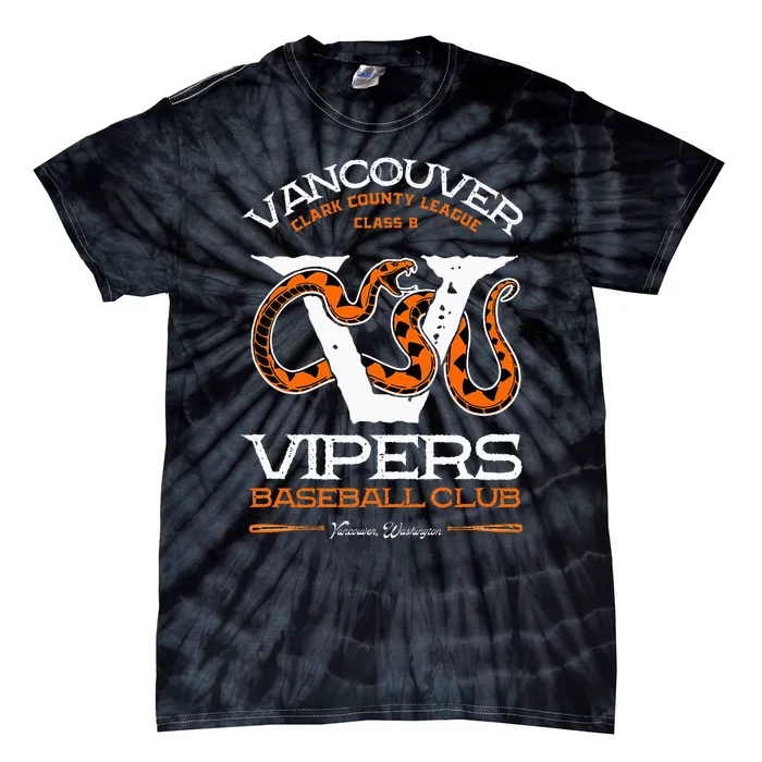 Vancouver Vipers Baseball Retro Minor League Baseball Team Tie-Dye T-Shirt