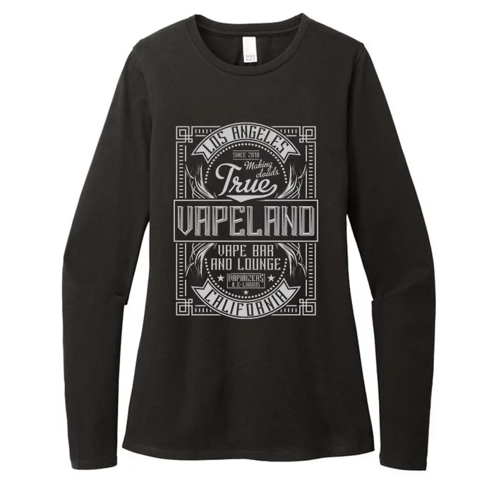 Vapeland Vape Bar And Lounge Womens CVC Long Sleeve Shirt