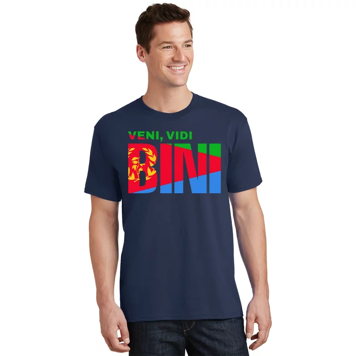 Vini Vidi Bini Biniam Girmay Eritrean Cyclist France T-Shirt