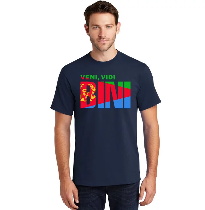 Vini Vidi Bini Biniam Girmay Eritrean Cyclist France Tall T-Shirt