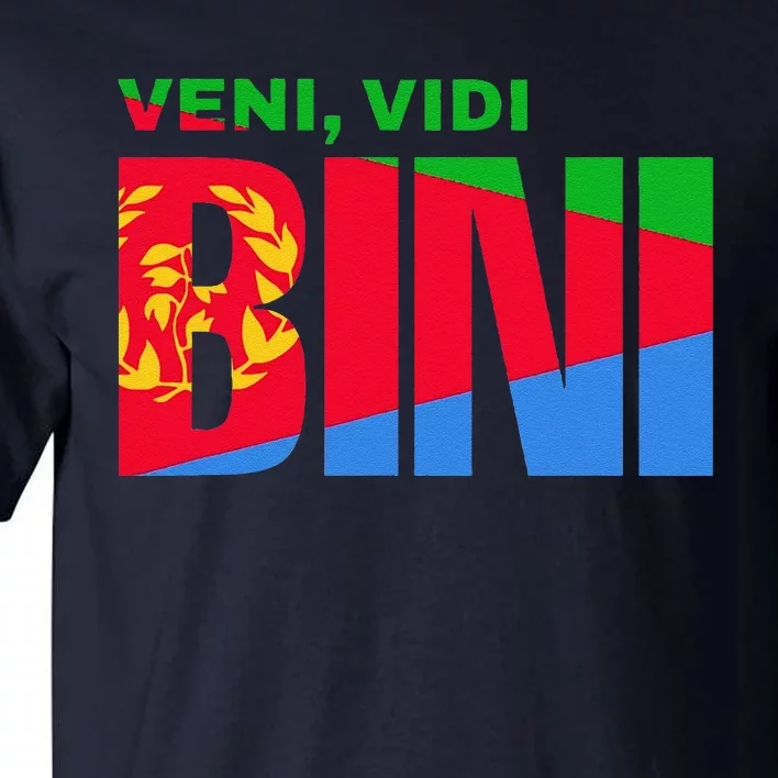 Vini Vidi Bini Biniam Girmay Eritrean Cyclist France Tall T-Shirt