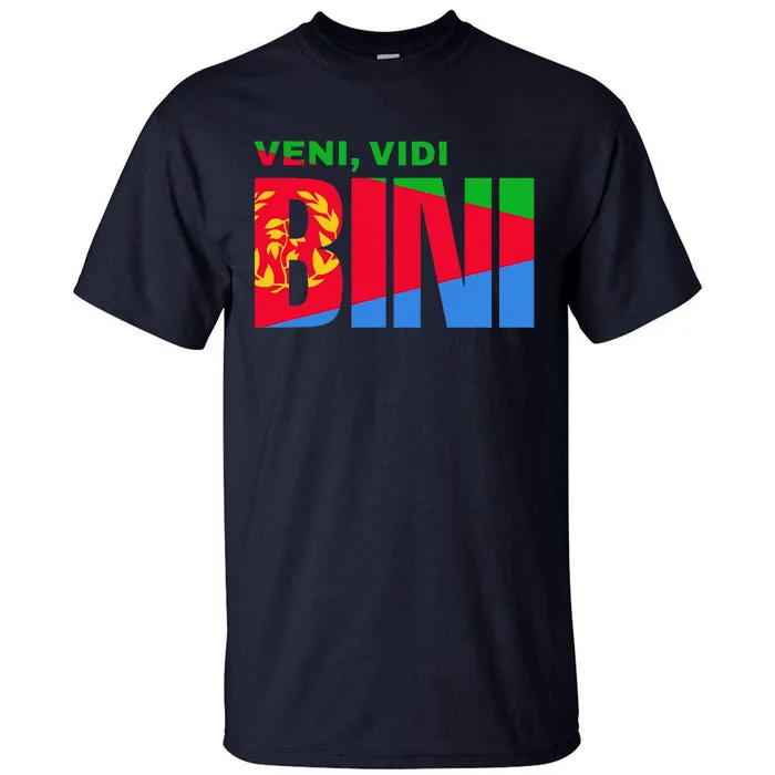 Vini Vidi Bini Biniam Girmay Eritrean Cyclist France Tall T-Shirt