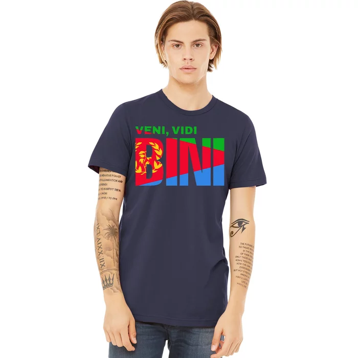 Vini Vidi Bini Biniam Girmay Eritrean Cyclist France Premium T-Shirt