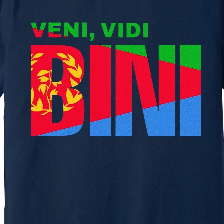 Vini Vidi Bini Biniam Girmay Eritrean Cyclist France Premium T-Shirt