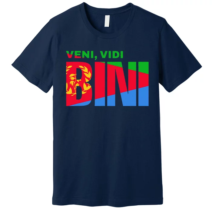 Vini Vidi Bini Biniam Girmay Eritrean Cyclist France Premium T-Shirt