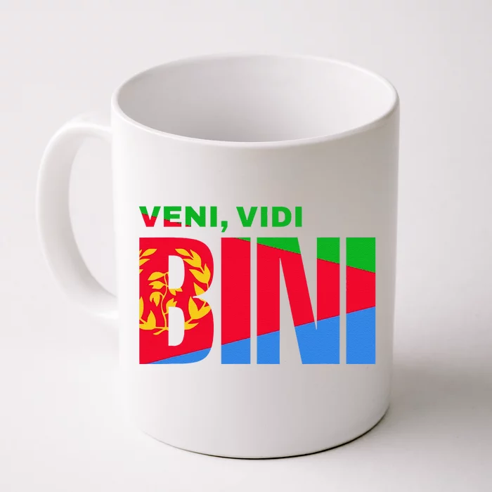 Vini Vidi Bini Biniam Girmay Eritrean Cyclist France Front & Back Coffee Mug