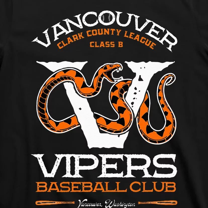 Vancouver Vipers Baseball Retro Minor League Baseball Team T-Shirt