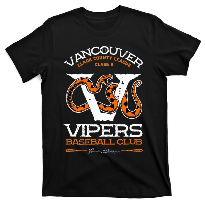 Vancouver Vipers Baseball Retro Minor League Baseball Team T-Shirt