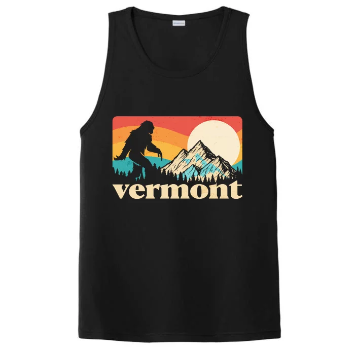 Vintage Vermont Bigfoot Sasquatch Wilderness Performance Tank