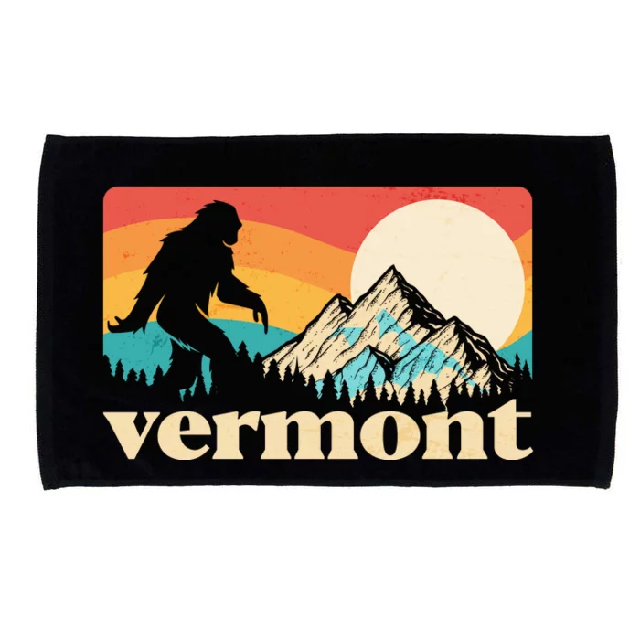 Vintage Vermont Bigfoot Sasquatch Wilderness Microfiber Hand Towel