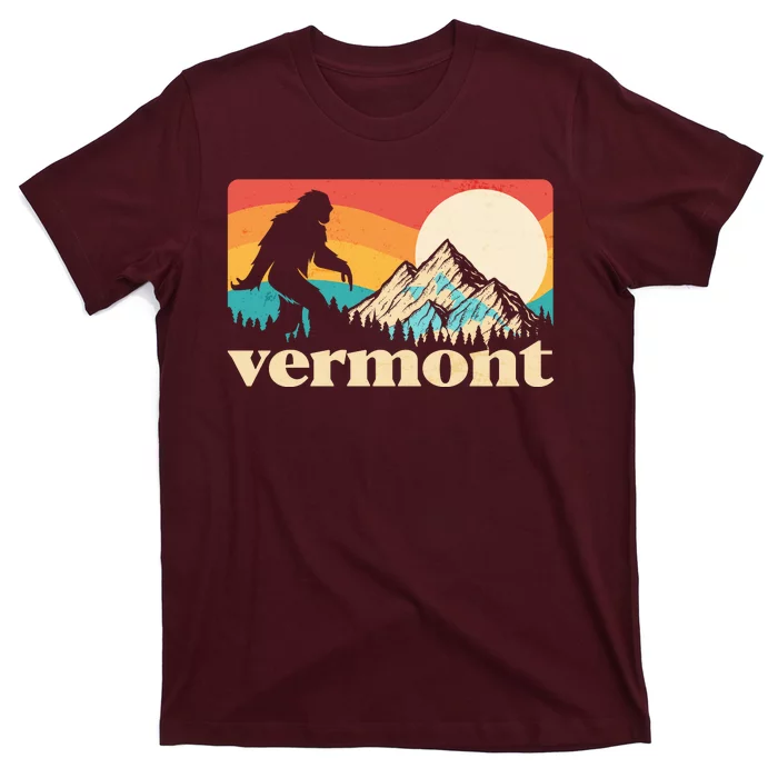 Vintage Vermont Bigfoot Sasquatch Wilderness T-Shirt