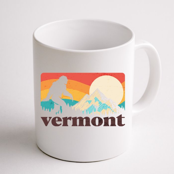 Vintage Vermont Bigfoot Sasquatch Wilderness Front & Back Coffee Mug